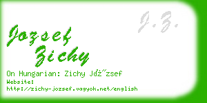 jozsef zichy business card